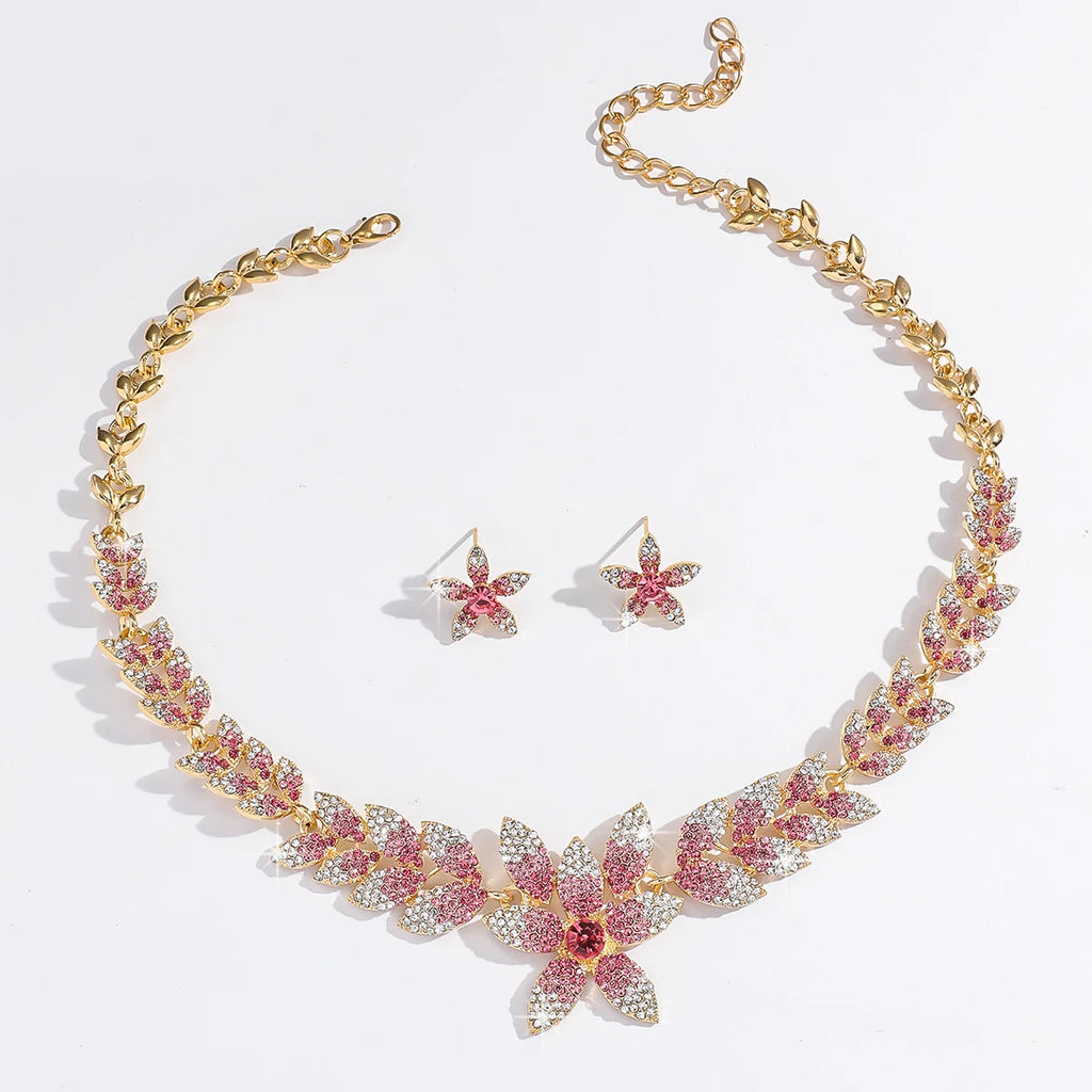 Romantic Flower Jewelry Set