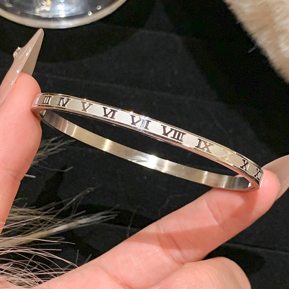Sparkling Zirconia Stackable Bracelet Set