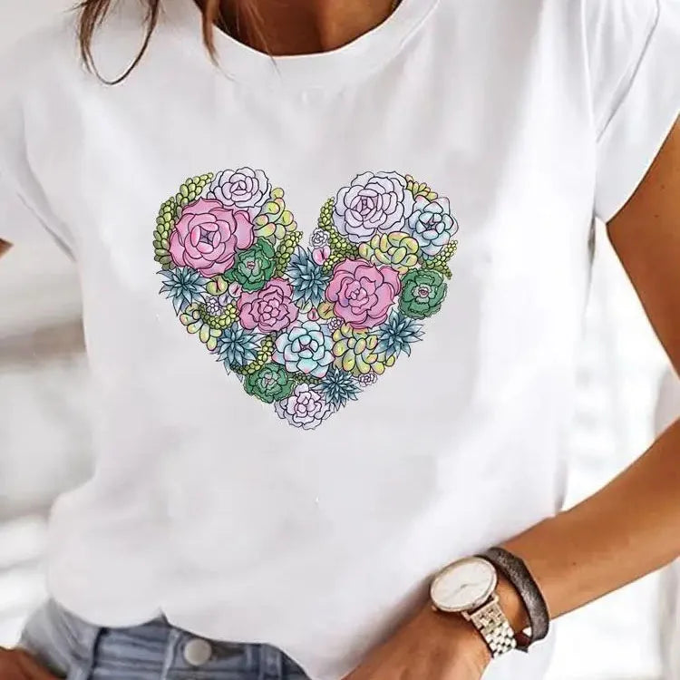 90s Inspired Love Heart Top