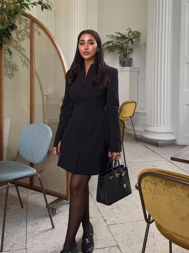Modern Elegant Lady Mini Dress