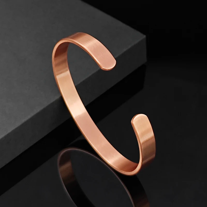 Vintage Copper Magnetic Cuff Bracelet