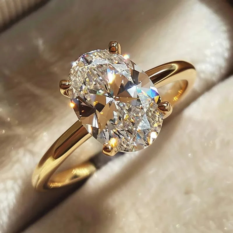 925 Sterling Silver Zircon Cocktail Ring