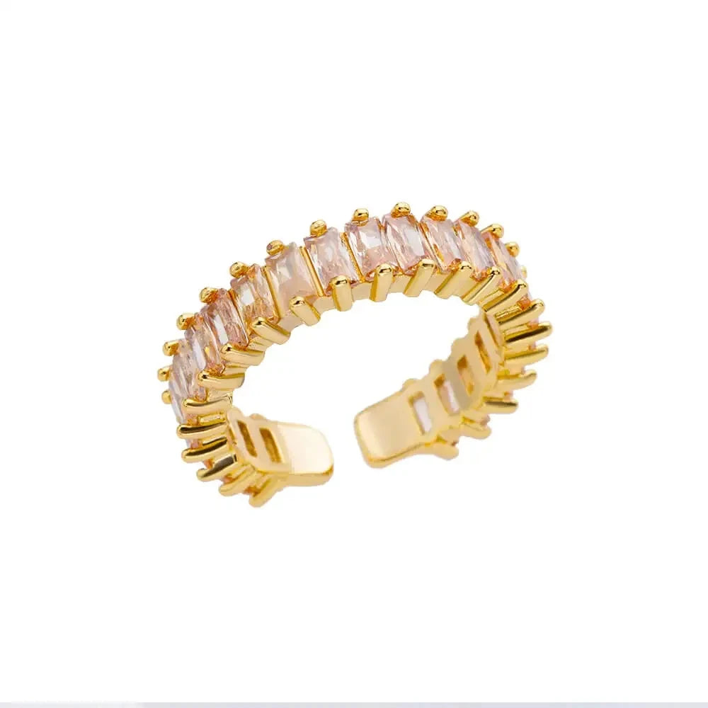 Luxury Gold Stainless Steel Ring for Women