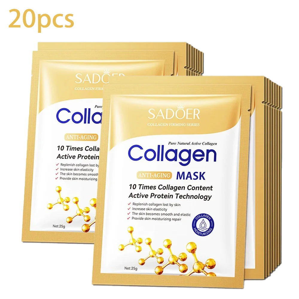 Collagen Brightening Facial Mask Pack
