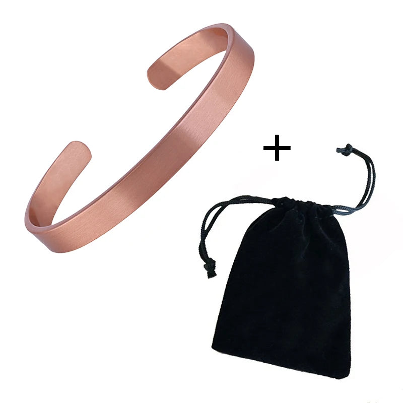 Vintage Copper Magnetic Cuff Bracelet