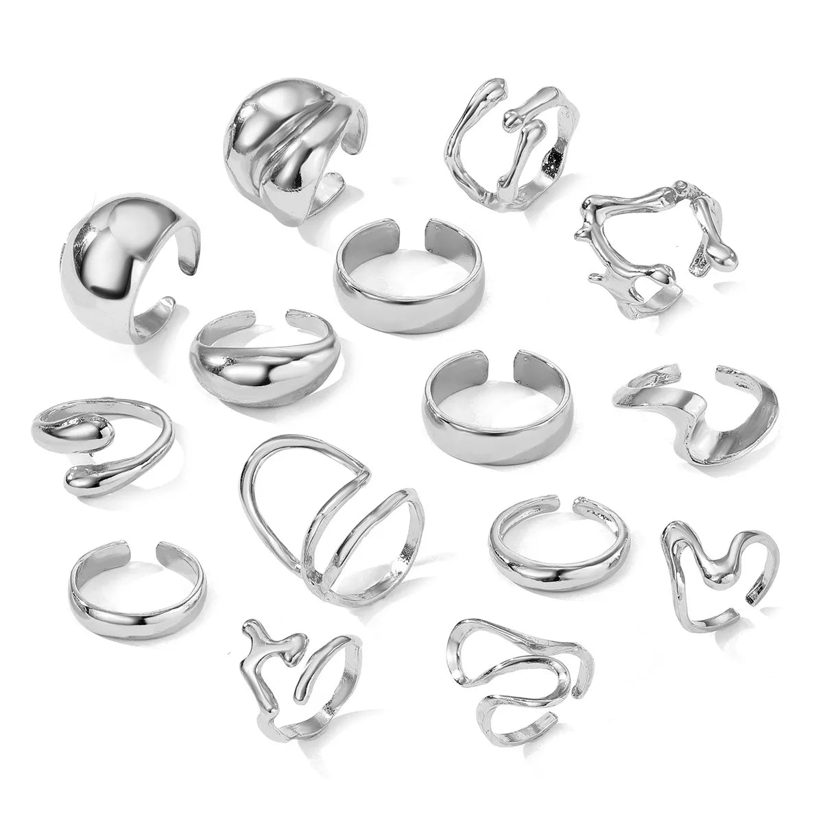 Classic Geometric Cocktail Ring