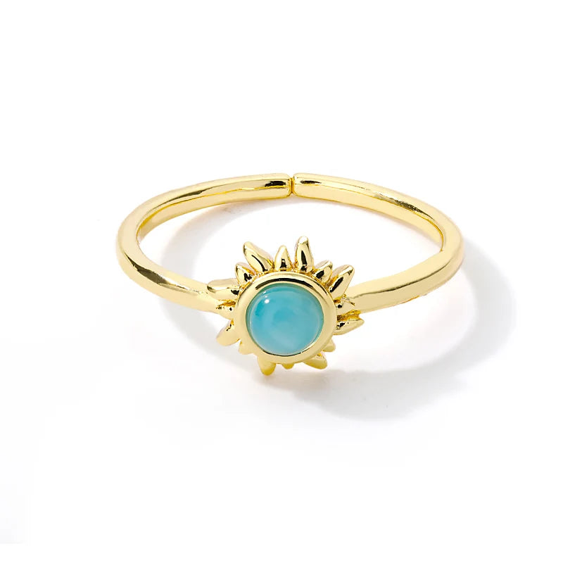 Luxury Gold Stainless Steel Ring for Women