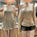 Minimal Chic Off-Shoulder Long Sleeve