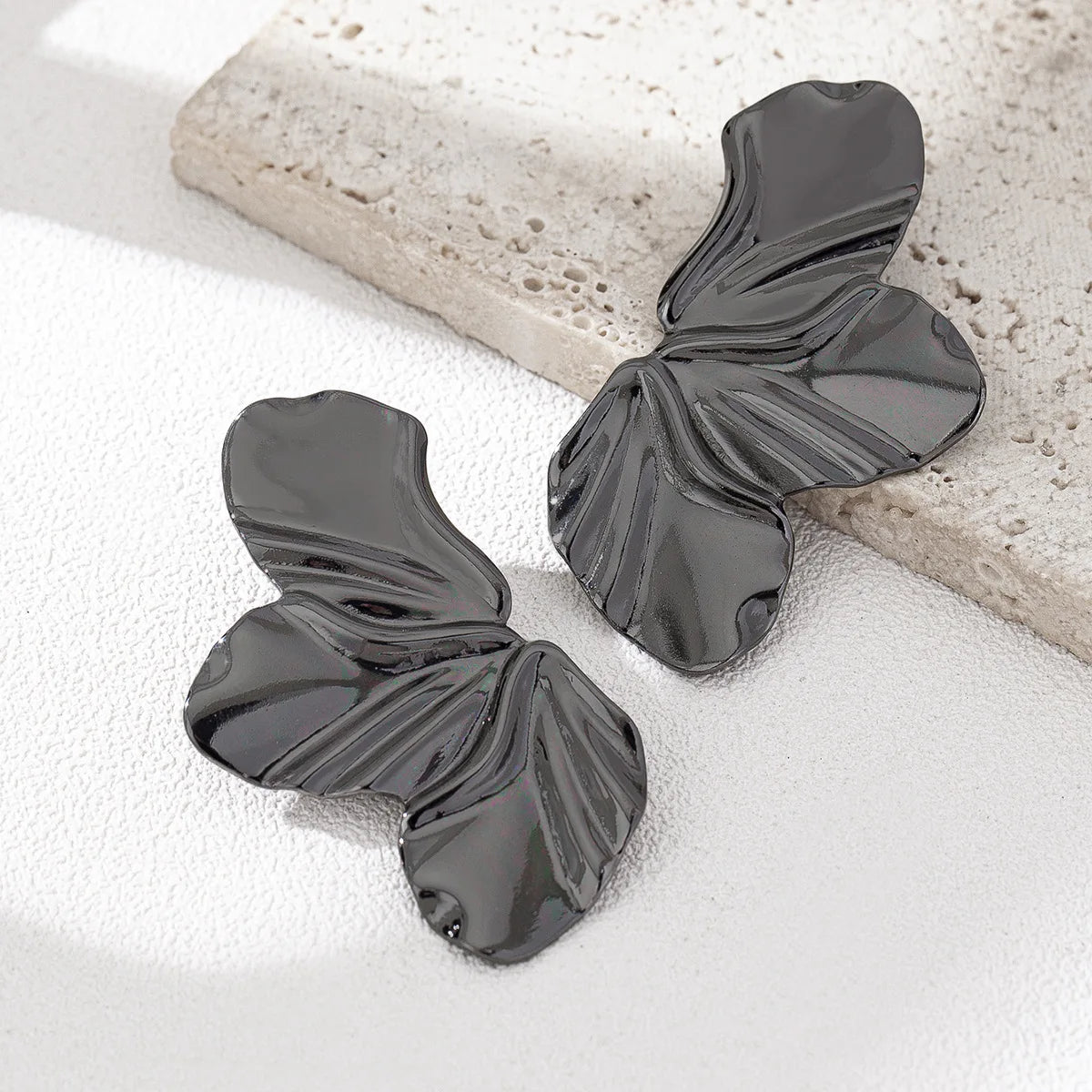 Trendy Plant Design Stud Earrings