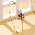 Romantic Flower Torque Necklace