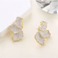 Trendy Metal Stud Earrings