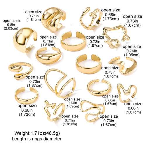 Classic Geometric Cocktail Ring