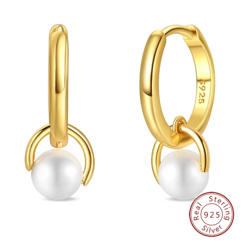 925 Sterling Silver Zircon Stud Earrings