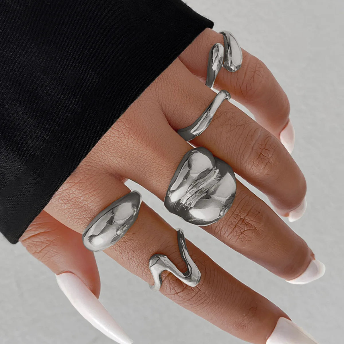 Classic Geometric Cocktail Ring
