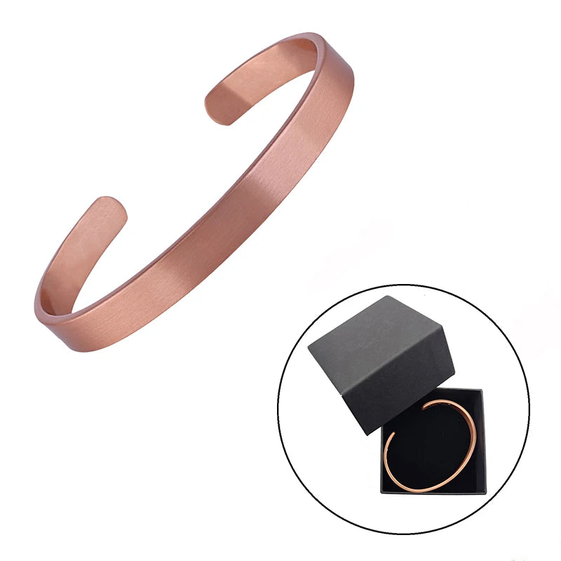 Vintage Copper Magnetic Cuff Bracelet