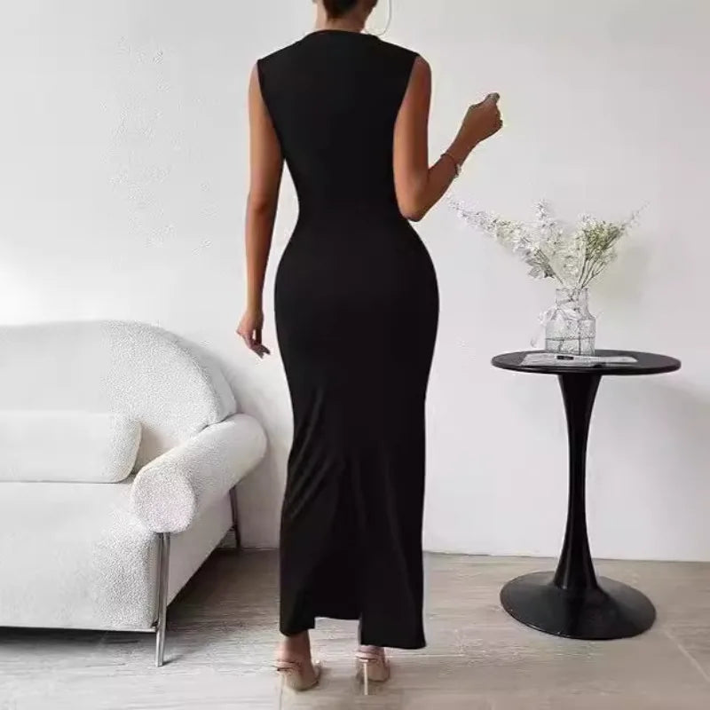 Opulent Ruched Statement Dress