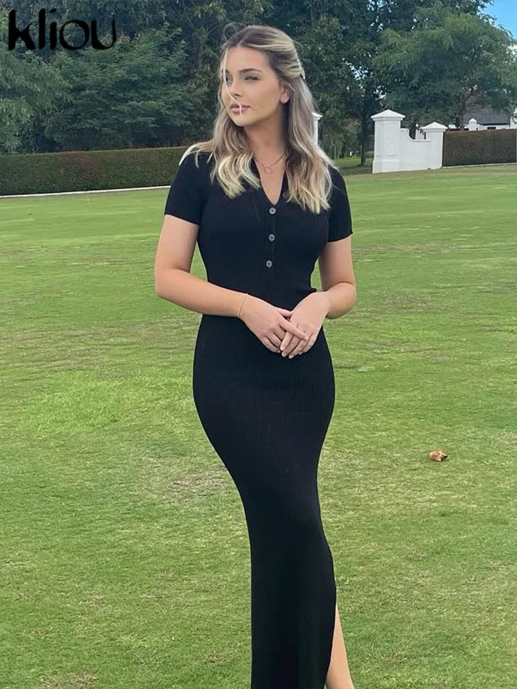 Runway Collar Sculpted Maxi Dress