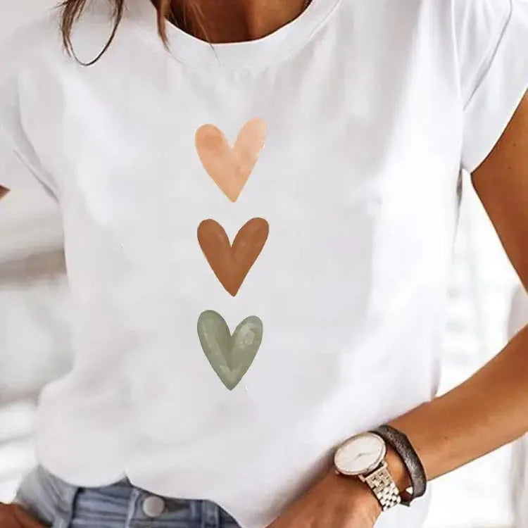 90s Inspired Love Heart Top