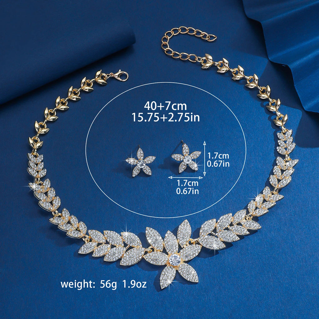 Romantic Flower Jewelry Set