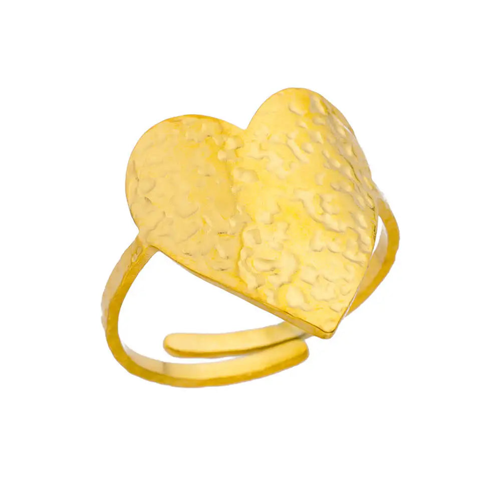 Luxury Gold Stainless Steel Ring for Women