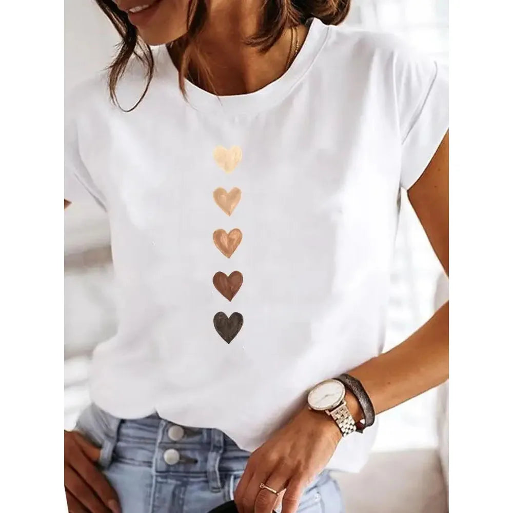 90s Inspired Love Heart Top