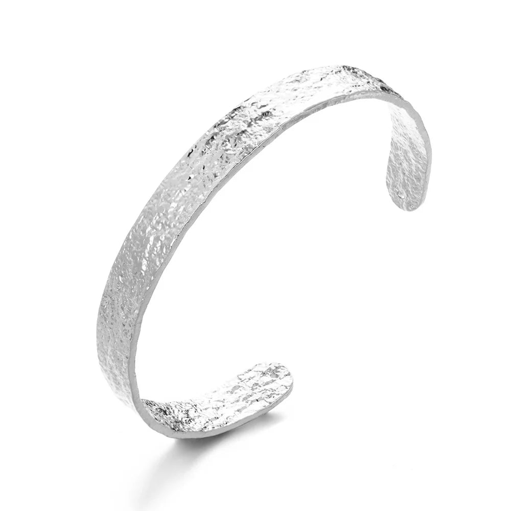 Classic Gold Stainless Steel Cuff Bracelet