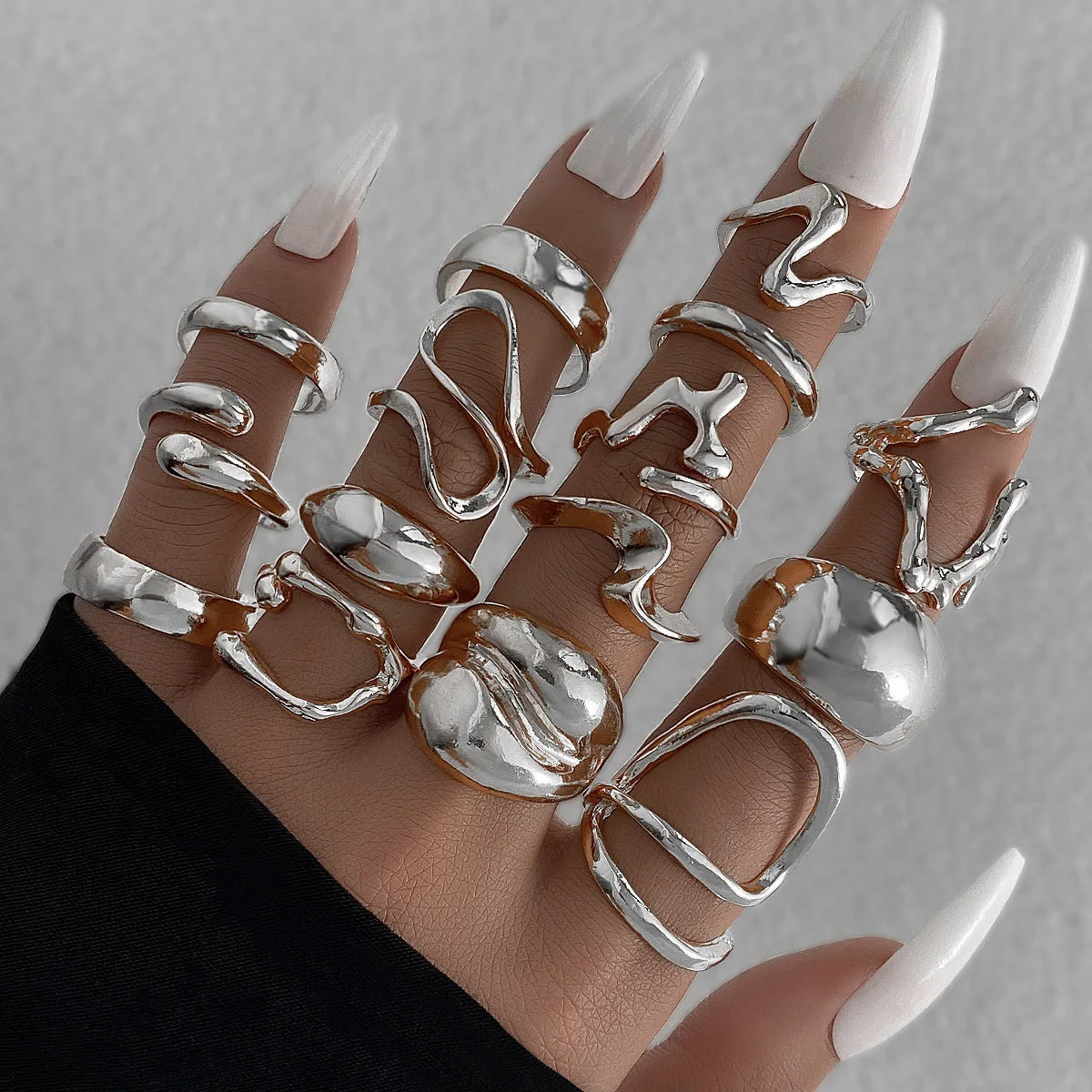 Classic Geometric Cocktail Ring