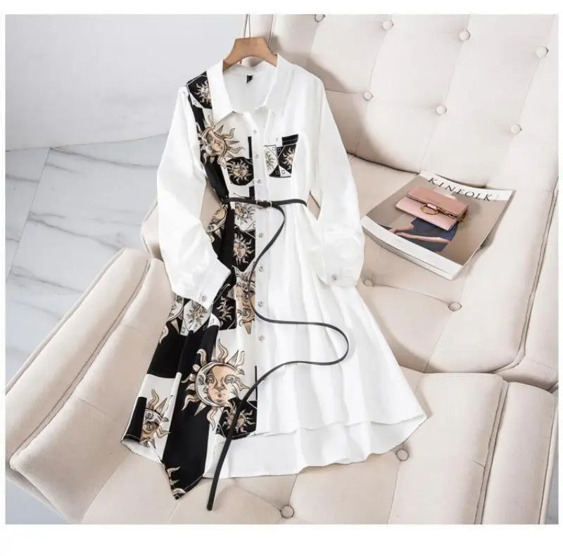 Chic Single-Breasted Midi Dress