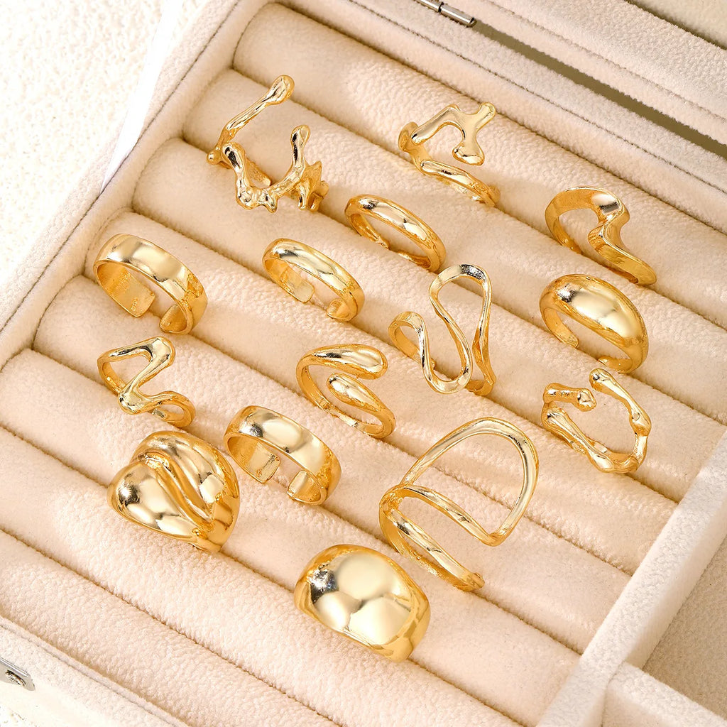 Classic Geometric Cocktail Ring