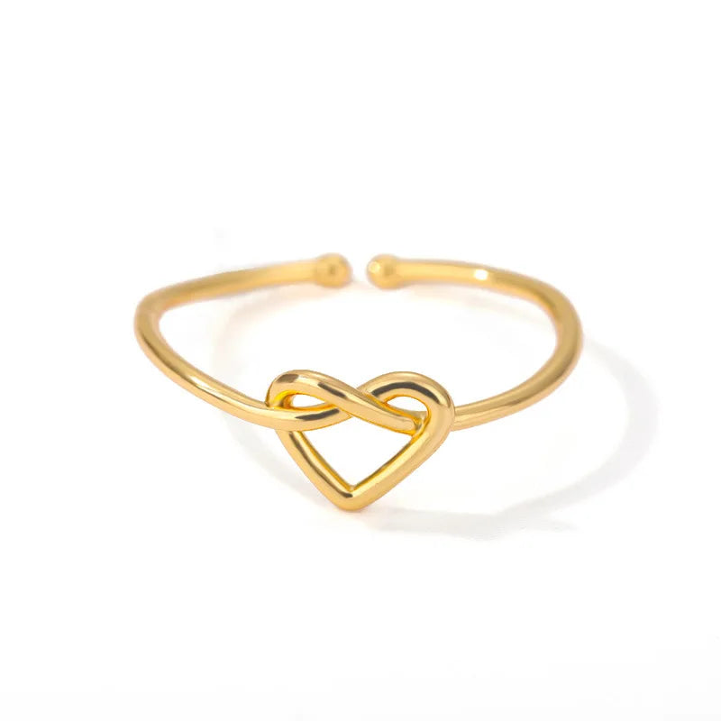 Luxury Gold Stainless Steel Ring for Women