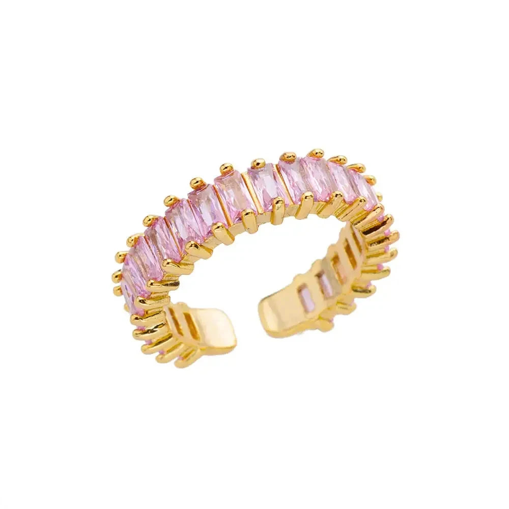 Luxury Gold Stainless Steel Ring for Women