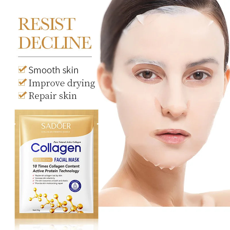 Collagen Brightening Facial Mask Pack