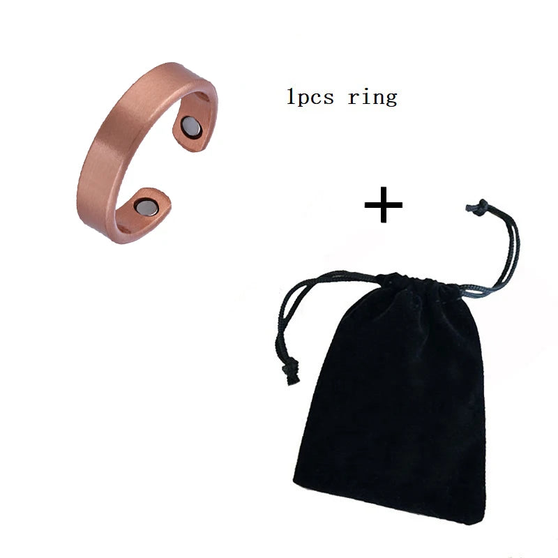 Vintage Copper Magnetic Cuff Bracelet