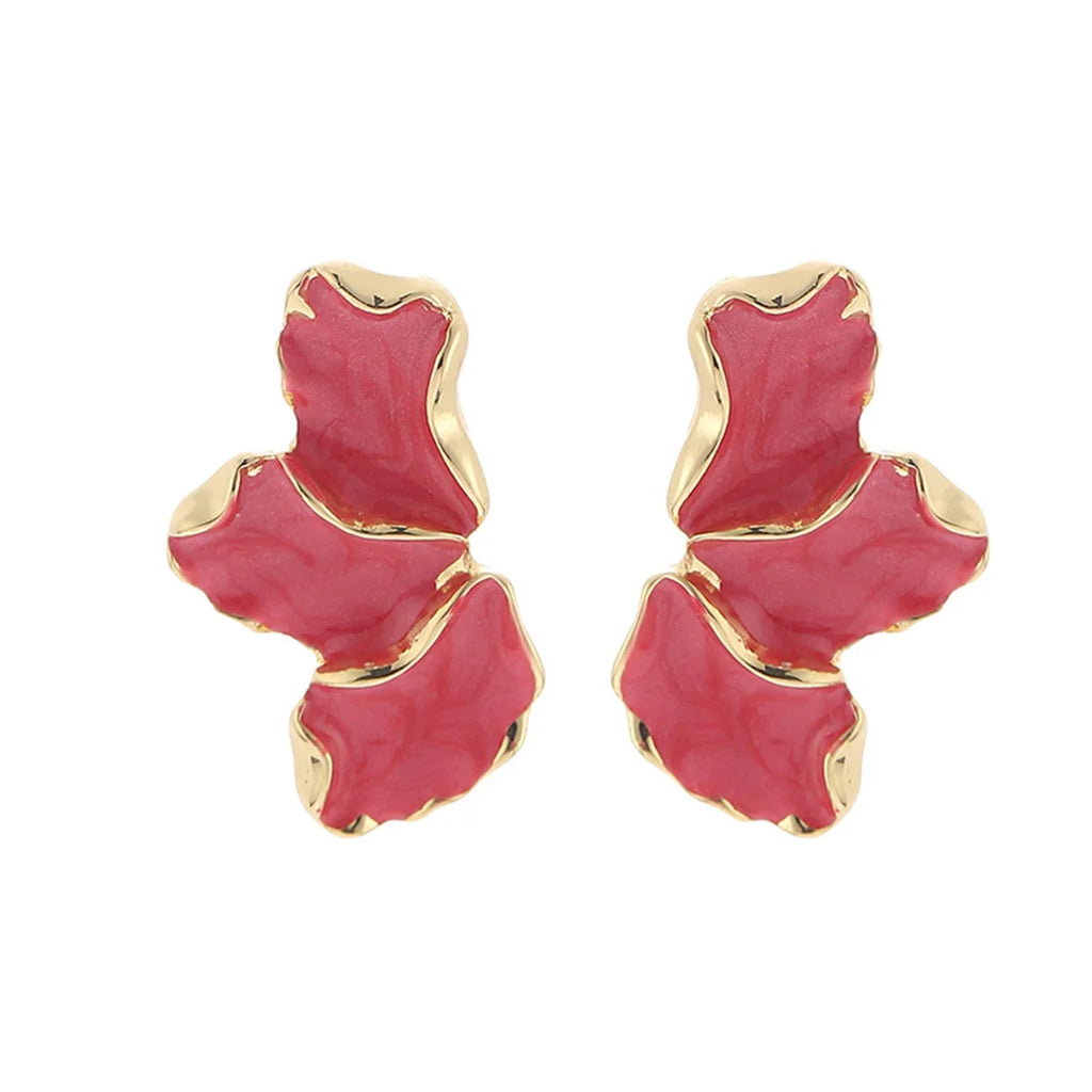 Trendy Metal Stud Earrings