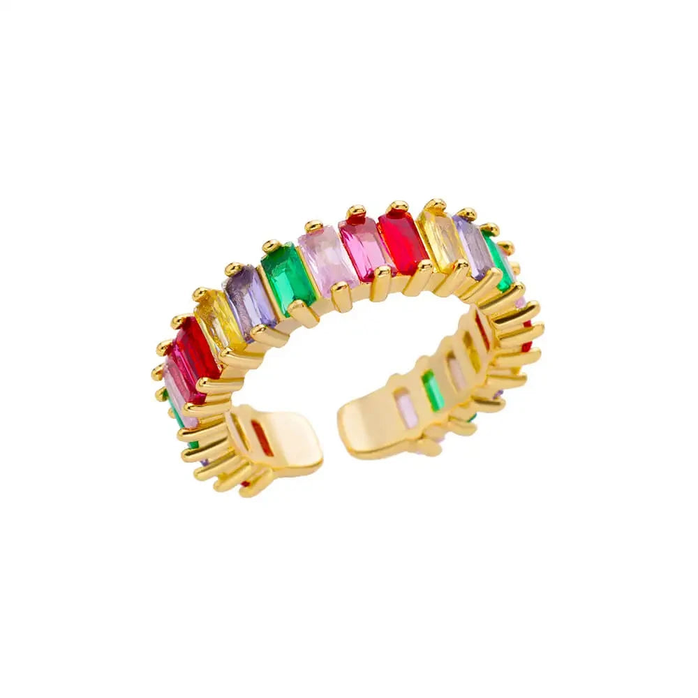 Luxury Gold Stainless Steel Ring for Women