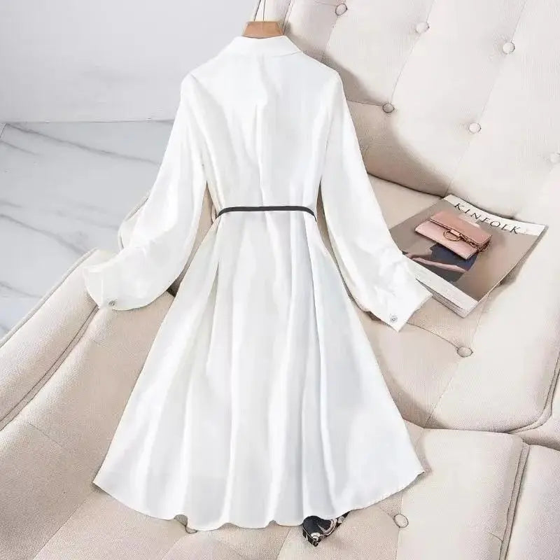 Chic Single-Breasted Midi Dress